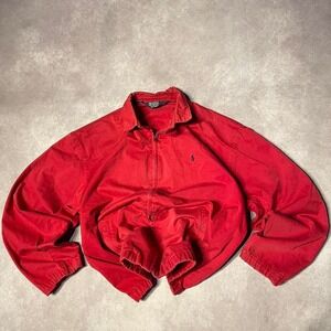 Vintage Polo Ralph Lauren Red Harrington Jacket